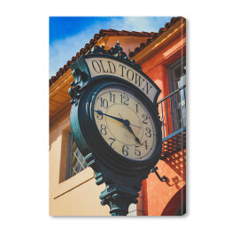 Obraz na płótnie Zegar na Starym Mieście w Santa Barbara