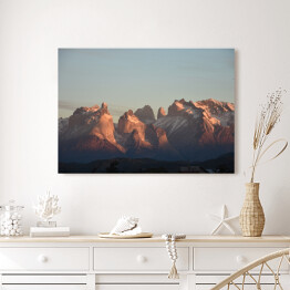Obraz na płótnie Widok na Park Narodowy Torres del Paine w Chile
