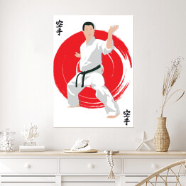 Plakat Karate - grafika