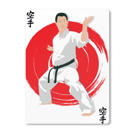 Obraz na płótnie Karate - grafika
