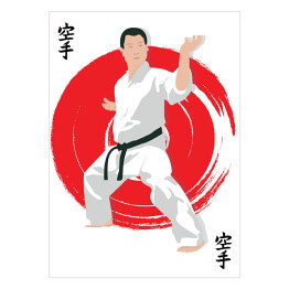Plakat Karate - grafika