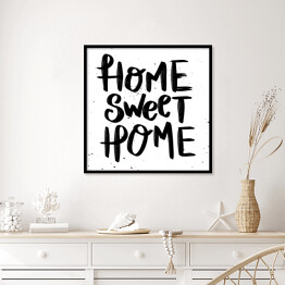Plakat w ramie "Kochany dom" - napis