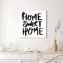 Obraz na płótnie "Kochany dom" - napis