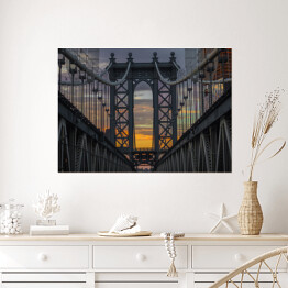 Plakat Zachód słońca na Manhattanie 