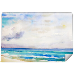Fototapeta winylowa zmywalna Morze i plaża - kolorowy pejzaż