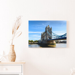 Obraz na płótnie Tower Bridge nad Tamizą w Londynie