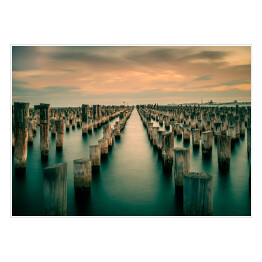 Plakat Przystań Princes Pier, Melbourne, Australia