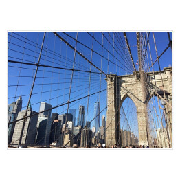 Brooklyn Bridge widok z mostu