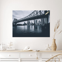 Plakat samoprzylepny Story Bridge w Brisbane - Australia