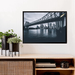 Obraz w ramie Story Bridge w Brisbane - Australia
