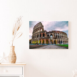 Obraz na płótnie Koloseum w Rzymie o poranku