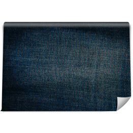 Fototapeta samoprzylepna Niebieski dżinsowy materiał z przeszyciami