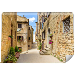 Fototapeta winylowa zmywalna Aleja w historycznym mieście Volterra we Włoszech
