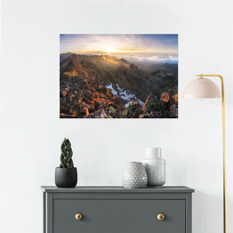 Plakat samoprzylepny Piękny górski jesienny widok