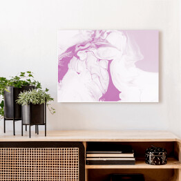 Obraz na płótnie Różowo biała abstrakcyjna powierzchnia