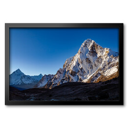 Obraz w ramie Himalaje - górskie szczyty z przełęczy Cho La