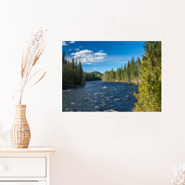 Plakat Rzeka w Wells Grey Provincial Park, Kolumbia Brytyjska