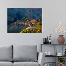 Plakat samoprzylepny Widok z Yaki Point w Grand Canyon, Utah