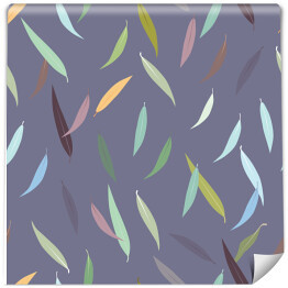 Tapeta samoprzylepna w rolce Piękne jesienne liście na szarym tle