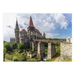 Zamek w Hunedoarze w Rumunii