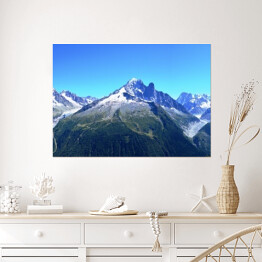 Plakat samoprzylepny Masyw Mont Blanc