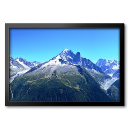 Obraz w ramie Masyw Mont Blanc