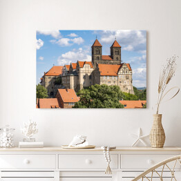 Zamek Quedlinburg w Niemczech