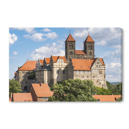 Zamek Quedlinburg w Niemczech