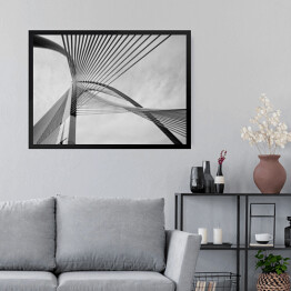 Obraz w ramie Konstrukcja nowoczesnego mostu