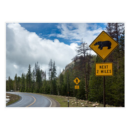 Plakat Beartooth Highway, Montana