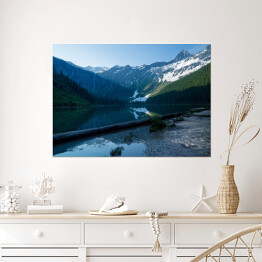 Plakat Jezioro Avalanche w Parku Narodowym Glacier, Montana