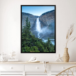Obraz w ramie Wodospad Takakkaw, Kolumbia Brytyjska, Kanada