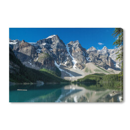 Obraz na płótnie Turkusowe jezioro w Banff, Kanada