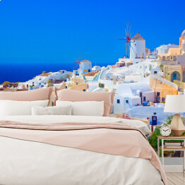 Fototapeta winylowa zmywalna Santorini w upalny dzień, Grecja