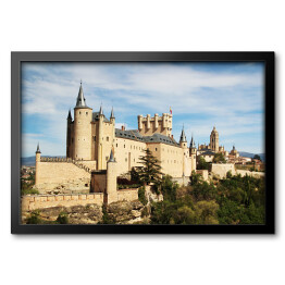Obraz w ramie Alcázar w Segovii, Hiszpania