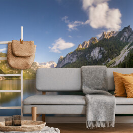 Fototapeta winylowa zmywalna Piękne jezioro o gładkiej tafli w Alpach