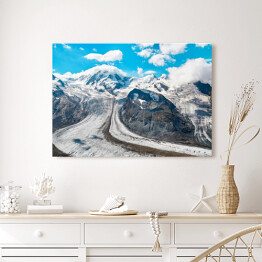 Obraz na płótnie Gornergrat Zermatt w Szwajcarii w Alpach Szwajcarskich