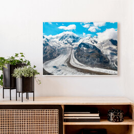 Obraz na płótnie Gornergrat Zermatt w Szwajcarii w Alpach Szwajcarskich