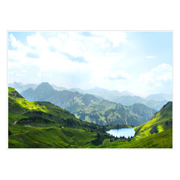 Plakat Jezioro w Alpach