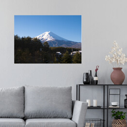 Plakat Góra Fuji w ciągu dnia, Japonia