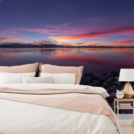 Fototapeta winylowa zmywalna Panorama Lake Tahoe Sunset