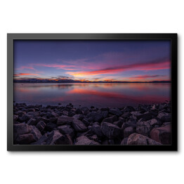 Obraz w ramie Panorama Lake Tahoe Sunset