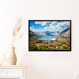 Obraz w ramie Kotor w piękny letni dzień, Czarnogóra