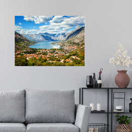 Plakat Kotor w piękny letni dzień, Czarnogóra
