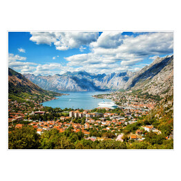 Plakat Kotor w piękny letni dzień, Czarnogóra