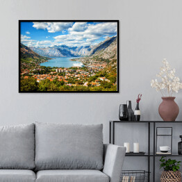Plakat w ramie Kotor w piękny letni dzień, Czarnogóra