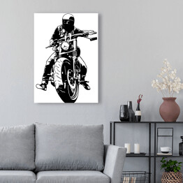 Obraz na płótnie Harley Davidson na białym tle