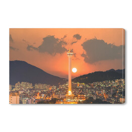 Obraz na płótnie Światła miasta Busan, Korea