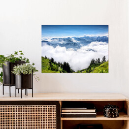 Plakat samoprzylepny Alpy Szwajcarskie, Szwajcaria