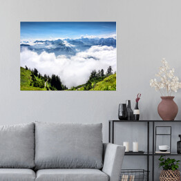 Plakat samoprzylepny Alpy Szwajcarskie, Szwajcaria